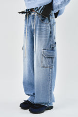 Enko Wide Cargo Denim (2color)