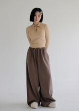 マストワイドトレーニングパンツ/Must wide training pants (2color)