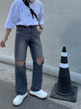 イージーデストロイデニムパンツ