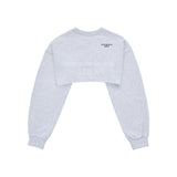 CIRCLE NEW SYMBOL LOGO BOLERO SWEAT SHIRT MELANGE