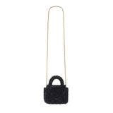 Eco Fur Mini Crossbag (Black)