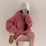 [BELLIDE MADE] Hug napping boxy loose fit hoodie
