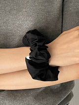 ビンテージシャツスクランチー [Black]