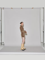 ベルベットシャーリングワンピース / VELVET SHIRRING ONE-PIECE