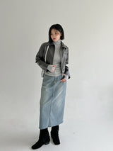 ポエンチデニムスカート/no.6183 Poenti Denim Skirt (2color)
