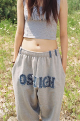 デニム ミックス ジョガー(グレー)/Denim Mix Jogger (Gray)