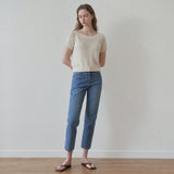 マイルドスラブハーフニット / Mild slub half knit