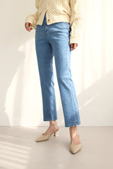セミブーツカットデニムパンツ/FF-36 / SEMI BOOTSCUT DENIM PANTS