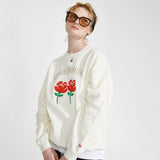 Logo applique Sweatshirt [Ivory] (6610314657910)