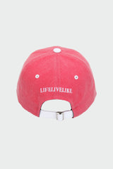 ビンテージウォッシュドキャップ/Vintage washed cap (red)