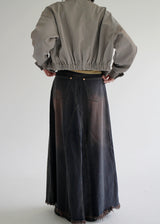 バルーンクロップクラックジャケット/Balloon Crop Crack Jacket (2color)
