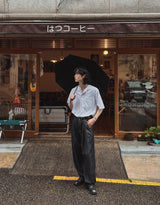 スリーボタンヘンリーネック半袖 (4 color)