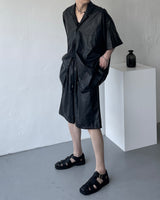 ソーシルクスリットスリーブレス / SO Silk Slit Sleeveless (2 colors)