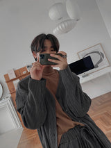 #N-Ritz Loosefit Pleats Cardigan (3color)