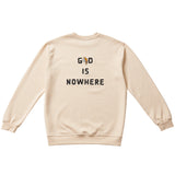 オーバーフィットスウェットシャツ/OVERFIT SWEAT SHIRT-CREAM