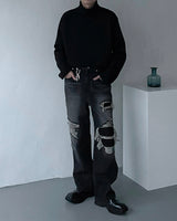 WAW Napping High-neck Turtleneck Knit T-shirt (7colors)