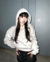 ナッピングシャーリングクロップドフーディ / Napping Shirring Cropped Hoodie