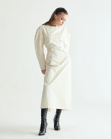 CN STRING MAXI ONEPIECE - GLOSSY CREAM BEIGE (6635994087542)
