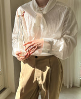 Eco scarf shirt (3 color) (6678006923382)