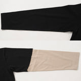 アシメレイヤードロングスリーブTシャツ / ASYMMETRY LAYERED L/S (4592270540918)