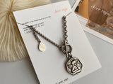 エンジェル2ウェイトグルバーネックレス/jh Angel Two Way Toggle Bar Necklace