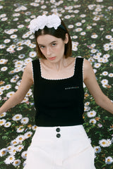 Embroidery knit 