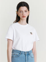 PREPPY LOGO T-SHIRTS WHITE