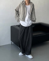 モノクロップフードジャンパー / CR Mono Cropp Hood Jumper (3 colors)