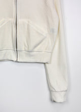 ベルベット クロップ フード ジップアップ / Velvet Crop Hood Zip Up (4color)