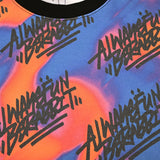 ファンスクリブリングオールオーバークルーネック / BSR2223FWPO078 FUN SCIBBLING ALL OVER CREWNECK NEON SIGN