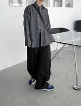 No.9983 R check cotton over SHIRT
