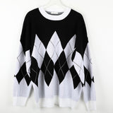 Never roil Overfit Argyle Knit