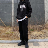 スマイルフラワースウェットパンツ / smile flower sweat jogger pants (4649643343990)