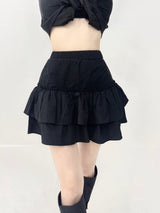 1020. Rosen span cancan mini sk (2color)