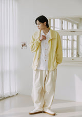 サイドバルーンパンツ / unisex side balloon pants cream
