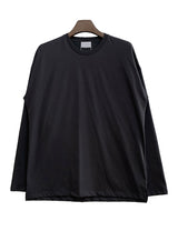 Extended Sleeve Loose Fit Crew Neck T-Shirt (6693672779894)