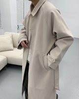 ウールベルトマックコート/SI wool belted mac coat (3 colors)