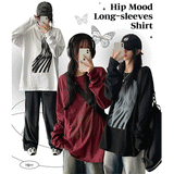 SB オーバーサイズ フィット ロングスリーブ Tシャツ