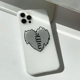 Vertical - Ruffle Heart Phone Case