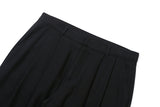エッセンシャルワイドスラックス/ESSENTIAL WIDE SLACKS_BLACK