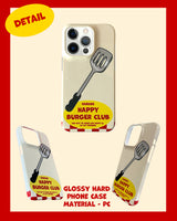 [Glossy case epoxy grip talk set] Happy Burger Club