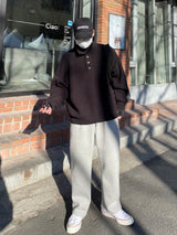 キャンディーデイリールーズフィットカラニット/CANDY DAILY LOOSE FIT KARA KNIT