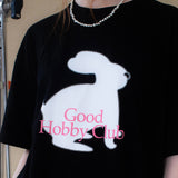 ホビーラビットT / HOBBY RABBIT TEE_BLACK