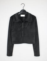 ナノレイジードベルベットジップアップ/Nano Raised Velvet Zip Up (3color)
