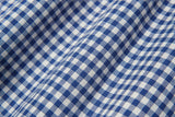 ギンガムチェックシャツS101/Gingham Check shirt S101 Blue