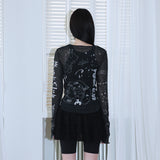 0 5 パンククラブバレリーナトップ / 0 5 punk club ballerina top - BLACK