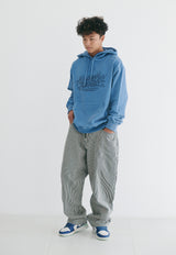ファンスクリブリングBSRBTパーカー / BSR2223FWPO064 FUN SCIBBLING BSRBT HOODIE CORAL BLUE