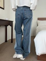 スリーライン デニムパンツ / Three Line Denim Pants (2color)