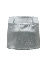 リキッドベルトミニスカート / LIQUIDY BELT MINI SKIRT