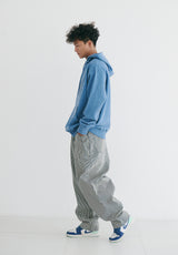 ファンスクリブリングBSRBTパーカー / BSR2223FWPO064 FUN SCIBBLING BSRBT HOODIE CORAL BLUE